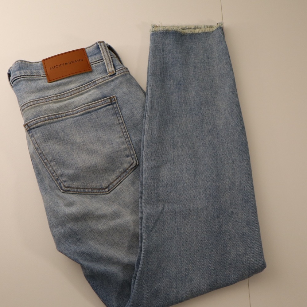 Lucky Brand Ava Jeans Women's 6/28 Mid Rise Skinny Blue Stretch